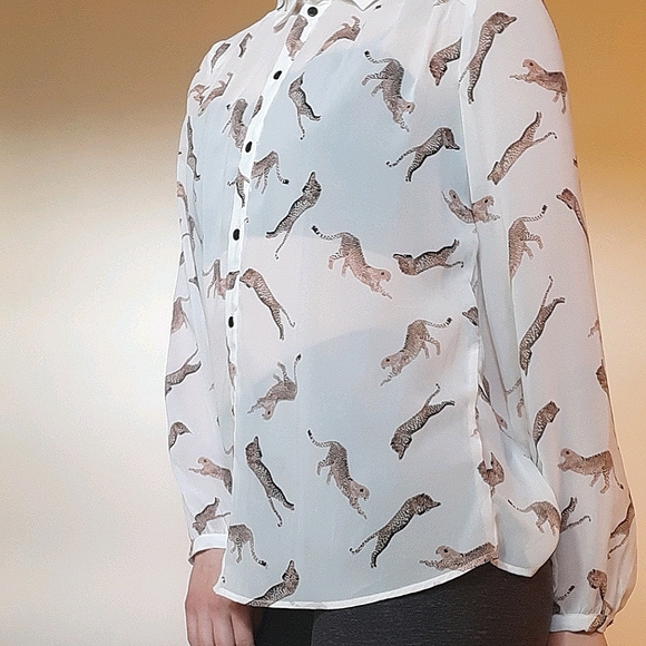 Vero Moda Leopard Blouse - Picture 5 of 7